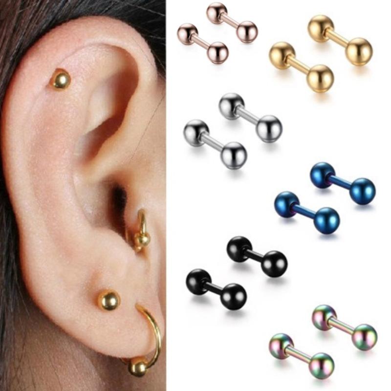 2pcs Tragus Bar 4mm Ball Stainless Steel Barbell Daith Oreja Ring Stud Earing Cartilage Ear Piercing Body Jewelry
2pcs Tragus Bar 4mm Ball Stainless Steel Barbell Daith Oreja Ring Stud Earing Cartilage Ear Piercing Body Jewelry