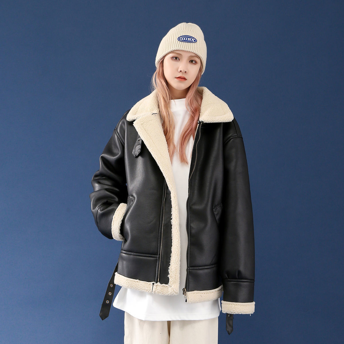 2021 New Unisex Casual Oversize Warm Jackets Women' Winter New Lamb Wool Thickened Stand Collar Coat Clothing EXBR, Black
2021 New Unisex Casual Oversize Warm Jackets Women' Winter New Lamb Wool Thickened Stand Collar Coat Clothing EXBR, Black