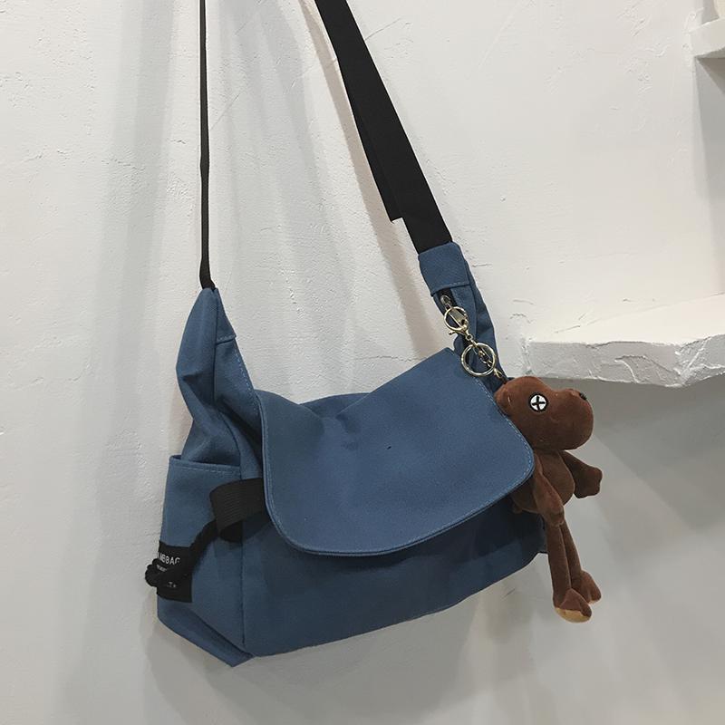 Japanese Art Canvas Bag Campus Student One-shoulder Messenger Bag Female Large Capacity Harajuku Wild Couple Messenger, Black
Japanese Art Canvas Bag Campus Student One-shoulder Messenger Bag Female Large Capacity Harajuku Wild Couple Messenger, Black