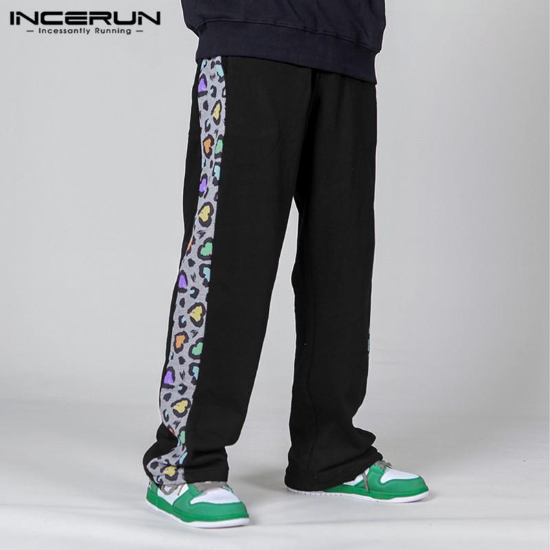 INCERUN Mens Patchwork Casual Pants Fashion Leopard Printed Drawstring Trousers Male Baggy Sweatpant Loose Straight Bottoms 5XL, Black
INCERUN Mens Patchwork Casual Pants Fashion Leopard Printed Drawstring Trousers Male Baggy Sweatpant Loose Straight Bottoms 5XL, Black