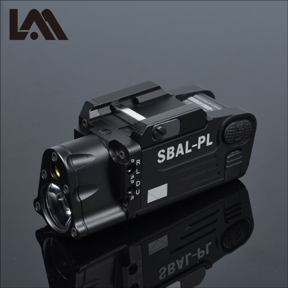 Tactical CNC Finished SBAL-PL Scout Light LED Flashlight Combo Red Laser Sight Constant & Strobe Output, Black
Tactical CNC Finished SBAL-PL Scout Light LED Flashlight Combo Red Laser Sight Constant & Strobe Output, Black