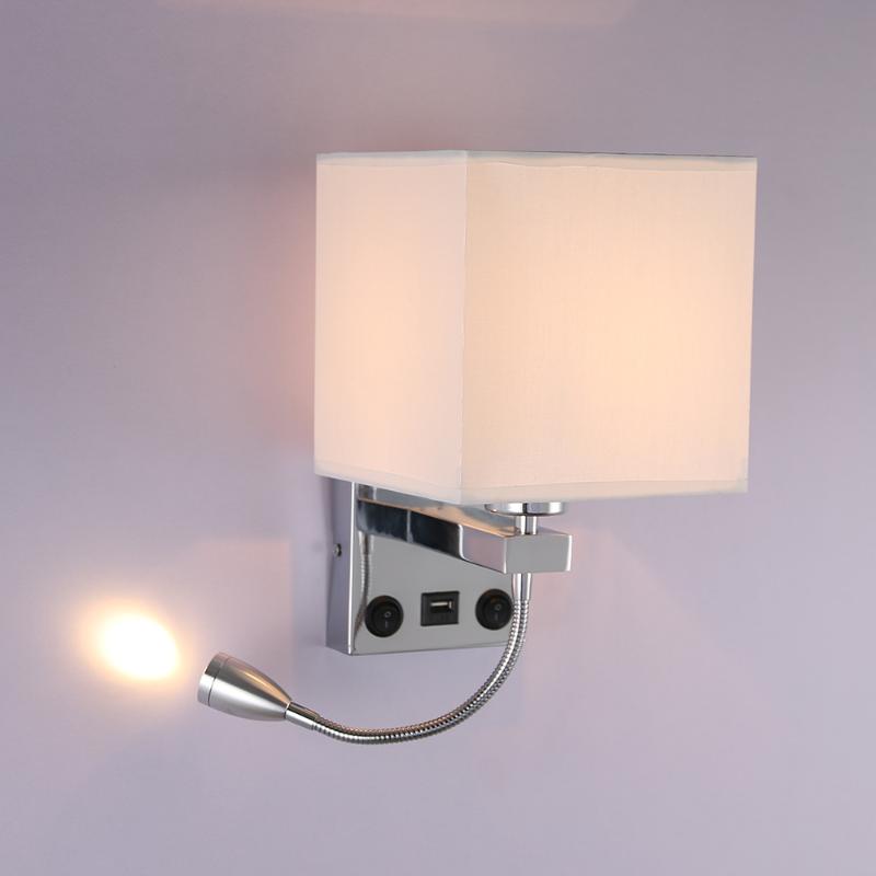 Modern Indoor LED Wall Lamp Bedside Bedroom Applique Sconce With Switch USB E27 Bulb Interior Headboard Home Hotel Wall Lights
Modern Indoor LED Wall Lamp Bedside Bedroom Applique Sconce With Switch USB E27 Bulb Interior Headboard Home Hotel Wall Lights