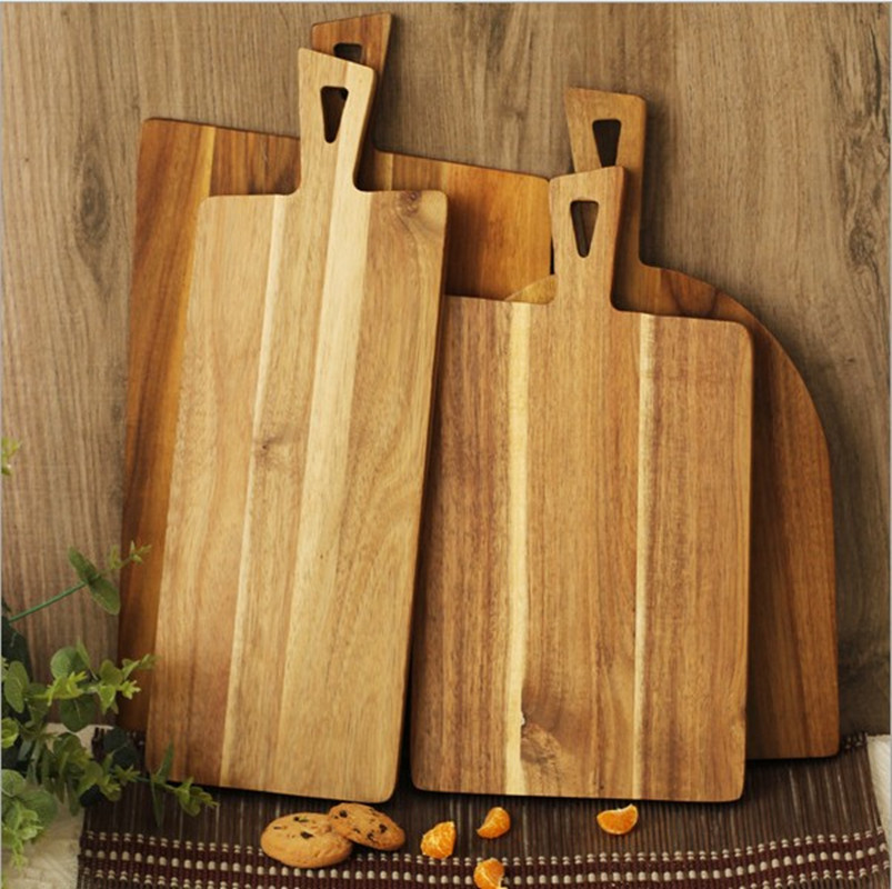 Acacia Wood Cutting Boards with Handle Eco Natural Wood Breads Board Pizza Plates Fruits Plate Chopping Blocks
Acacia Wood Cutting Boards with Handle Eco Natural Wood Breads Board Pizza Plates Fruits Plate Chopping Blocks
