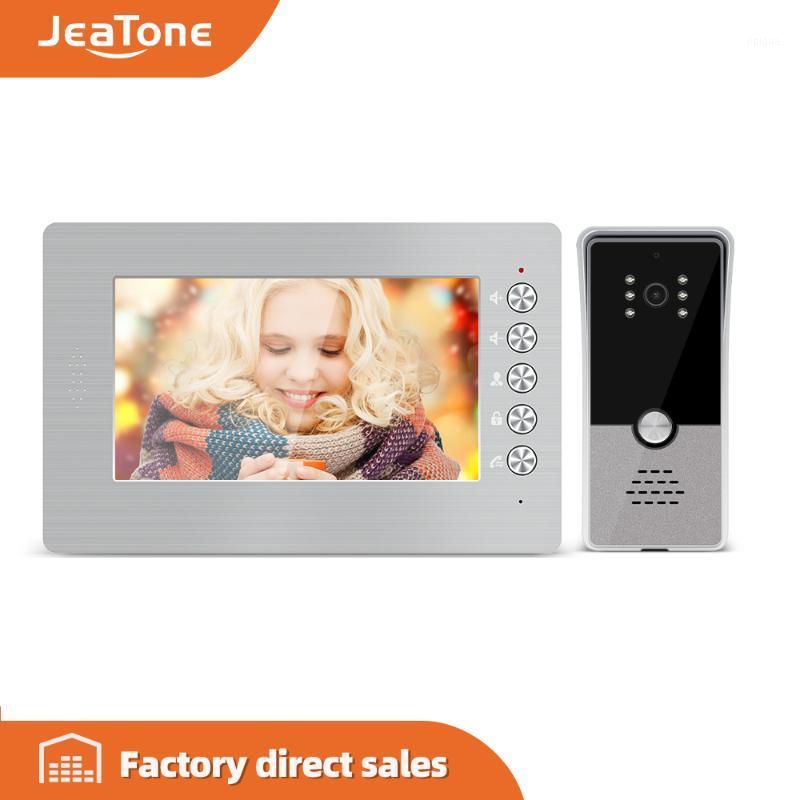 Jeatone 7'' Video Intercom Video Door Phone System, 600TVL Wide Angle Degree/Day and Night Vision, Support English and Russian1
Jeatone 7'' Video Intercom Video Door Phone System, 600TVL Wide Angle Degree/Day and Night Vision, Support English and Russian1