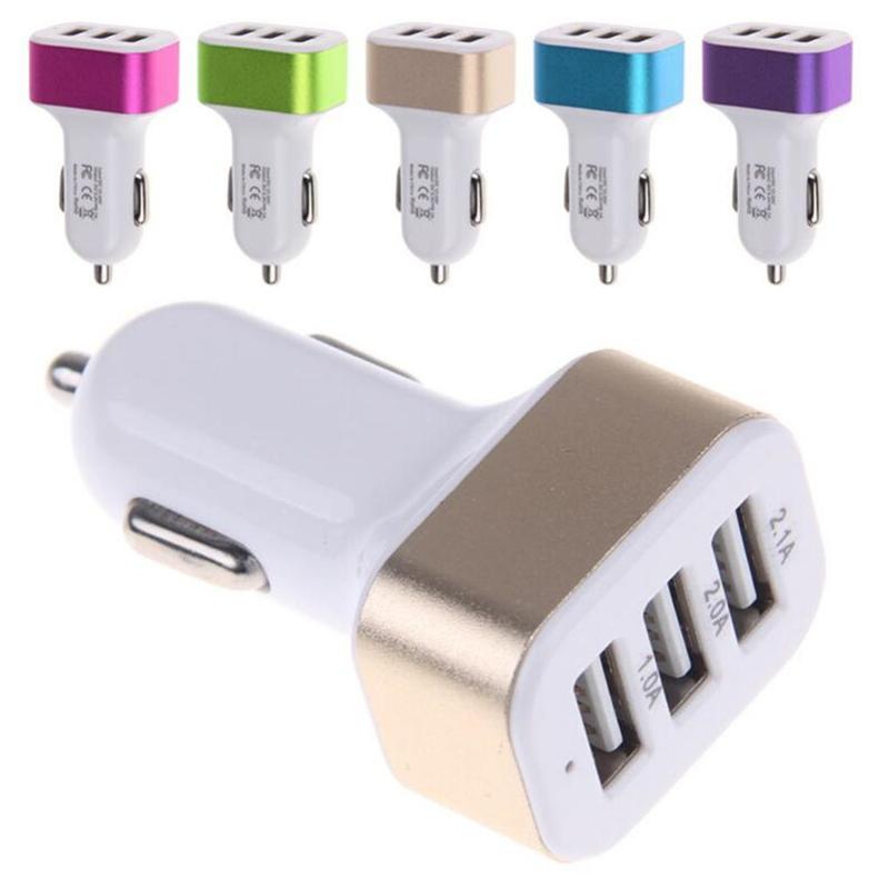 3 USB Car Charger Adapter Car Plug Triple 3 USB Port Car Charger For iPhone samsung phones
3 USB Car Charger Adapter Car Plug Triple 3 USB Port Car Charger For iPhone samsung phones