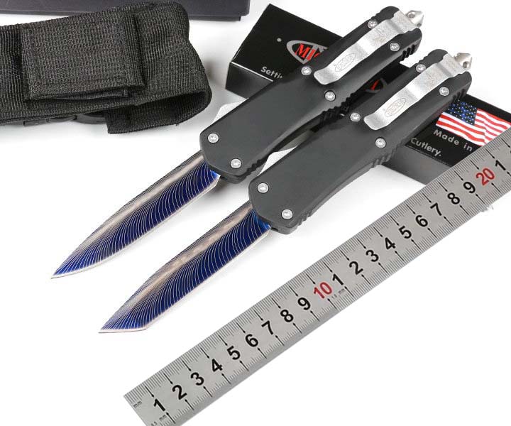 New Large A07 micro COMBAT TROO-DON Double Action Auto Knife 440C Steel Tactical knife tent Automatic camping gear knives with sheath EDC
New Large A07 micro COMBAT TROO-DON Double Action Auto Knife 440C Steel Tactical knife tent Automatic camping gear knives with sheath EDC
