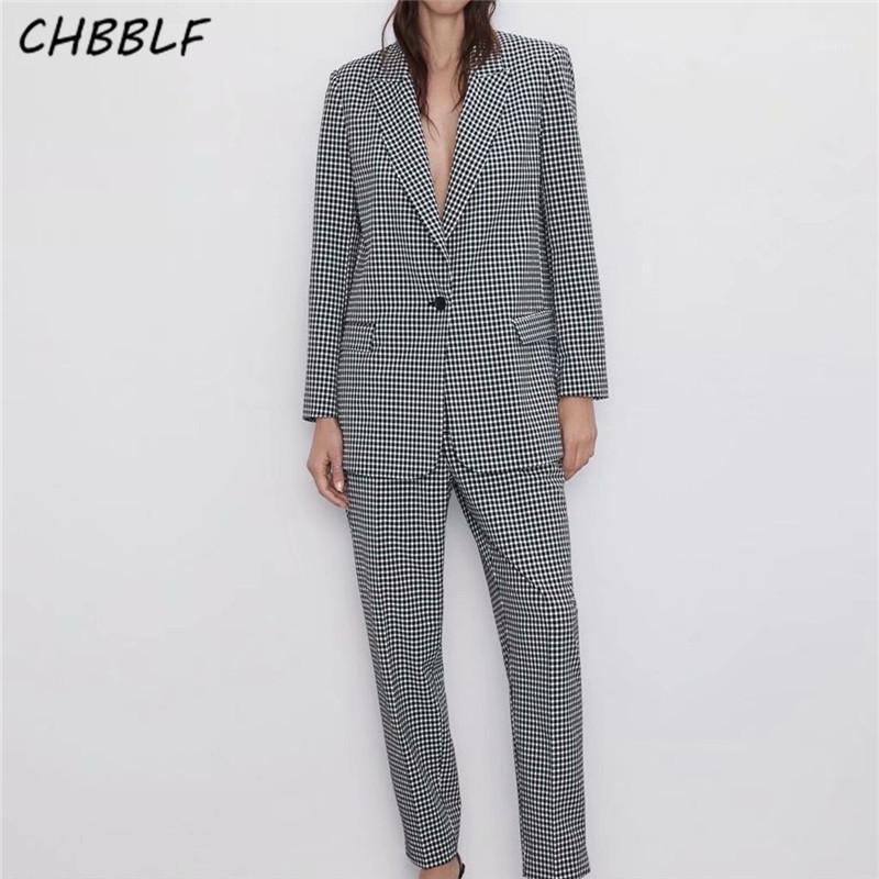 CHBBLF women plaid basic blazer single button pockets notched collar female office wear jacket coat tops NJN14351, Njn1436
CHBBLF women plaid basic blazer single button pockets notched collar female office wear jacket coat tops NJN14351, Njn1436