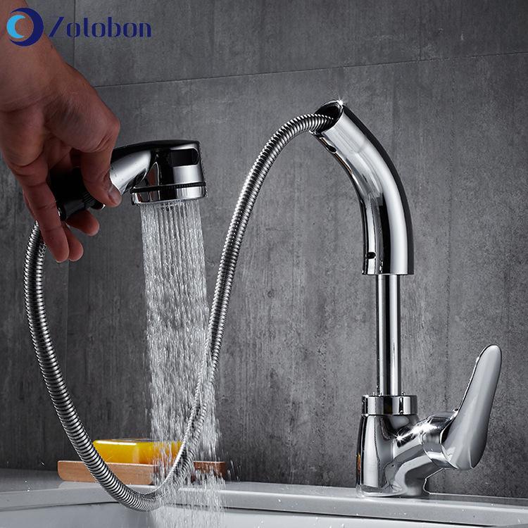 ZOTOBON Kitchen Sink Basin Lifting Faucet 360 Rotation Single Handle Deck Mount Cold Hot Water Pull Out Spray Bathroom Taps M173
ZOTOBON Kitchen Sink Basin Lifting Faucet 360 Rotation Single Handle Deck Mount Cold Hot Water Pull Out Spray Bathroom Taps M173