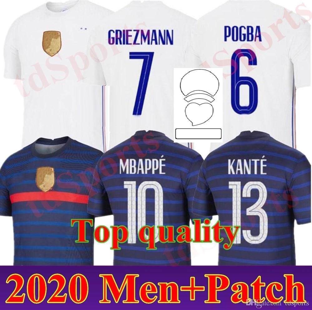 20 21 soccer jerseys 2 stars MBAPPE POGBA GRIEZMANN GIROUD KANTE WORLD 2020 Men home away Football shirt Camiseta de futbol, Home+patch
20 21 soccer jerseys 2 stars MBAPPE POGBA GRIEZMANN GIROUD KANTE WORLD 2020 Men home away Football shirt Camiseta de futbol, Home+patch