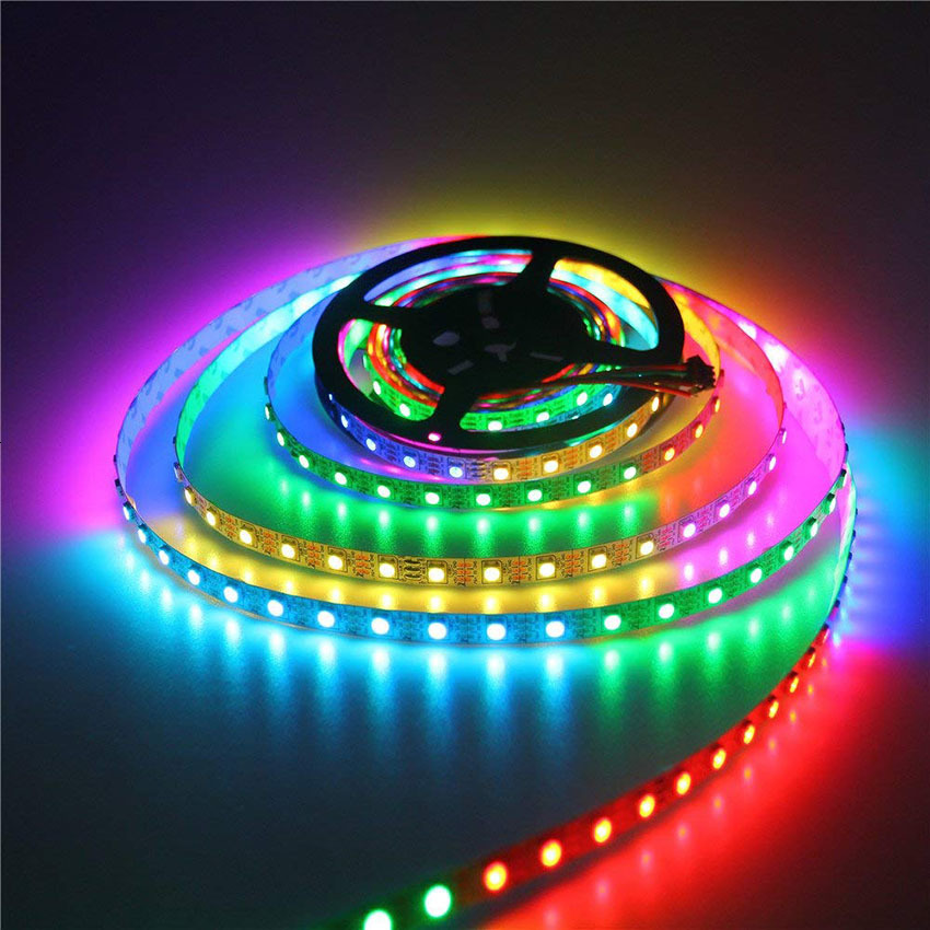 2021 New 5m Ws2812b Strip 30/60leds/m Dc5v Individually Adable Smart Ws2812 Ic Dream Color Smd5050 Rgb Led Pixel Tape Kbk0
2021 New 5m Ws2812b Strip 30/60leds/m Dc5v Individually Adable Smart Ws2812 Ic Dream Color Smd5050 Rgb Led Pixel Tape Kbk0