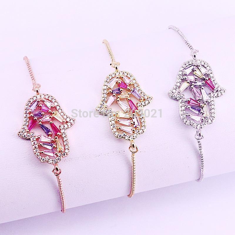 10Pcs Cubic Zirconia Crystal Micro Pave Hamsa Hand Colorful CZ Connector with Adjustable Slider Chain Bracelets1
10Pcs Cubic Zirconia Crystal Micro Pave Hamsa Hand Colorful CZ Connector with Adjustable Slider Chain Bracelets1