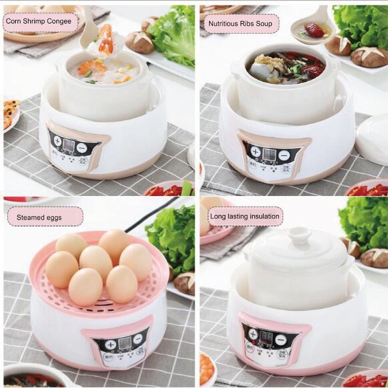 220V Multifunctional small electric cooker slow cooker scooker household baby pot health pot steamed egg electric soup
220V Multifunctional small electric cooker slow cooker scooker household baby pot health pot steamed egg electric soup