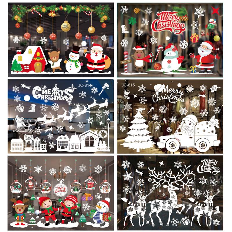 Merry Christmas Decorations for Home Santa Claus Elk Wall Window Stickers Navidad Xmas 2020 Ornaments New Year Decor 2021 Gift
Merry Christmas Decorations for Home Santa Claus Elk Wall Window Stickers Navidad Xmas 2020 Ornaments New Year Decor 2021 Gift