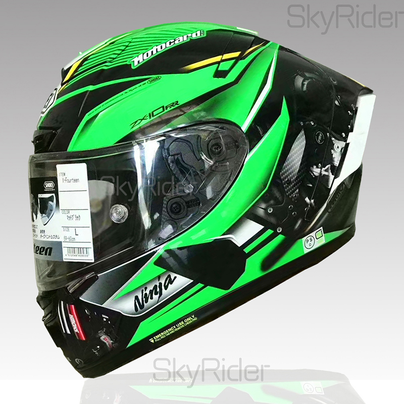 Full Face shoei X14 kawasa ki green Motorcycle Helmet anti-fog visor Man Riding Car motocross racing motorbike helmet-NOT-ORIGINAL-helmet, Clear visor
Full Face shoei X14 kawasa ki green Motorcycle Helmet anti-fog visor Man Riding Car motocross racing motorbike helmet-NOT-ORIGINAL-helmet, Clear visor