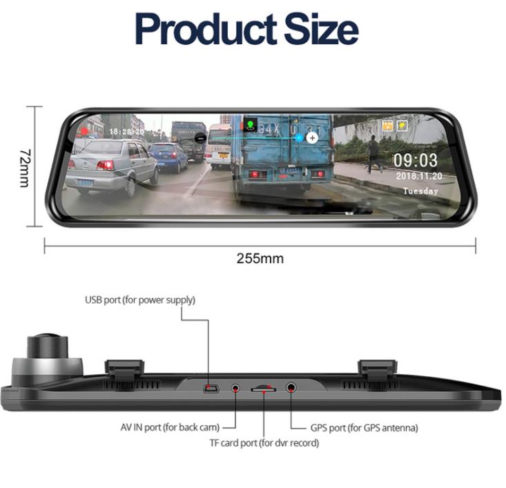 Auto Electronics Streaming media explosion hot-selling driving recorder dual-lens reversing imaging radar integrated machine Car DVR
Auto Electronics Streaming media explosion hot-selling driving recorder dual-lens reversing imaging radar integrated machine Car DVR