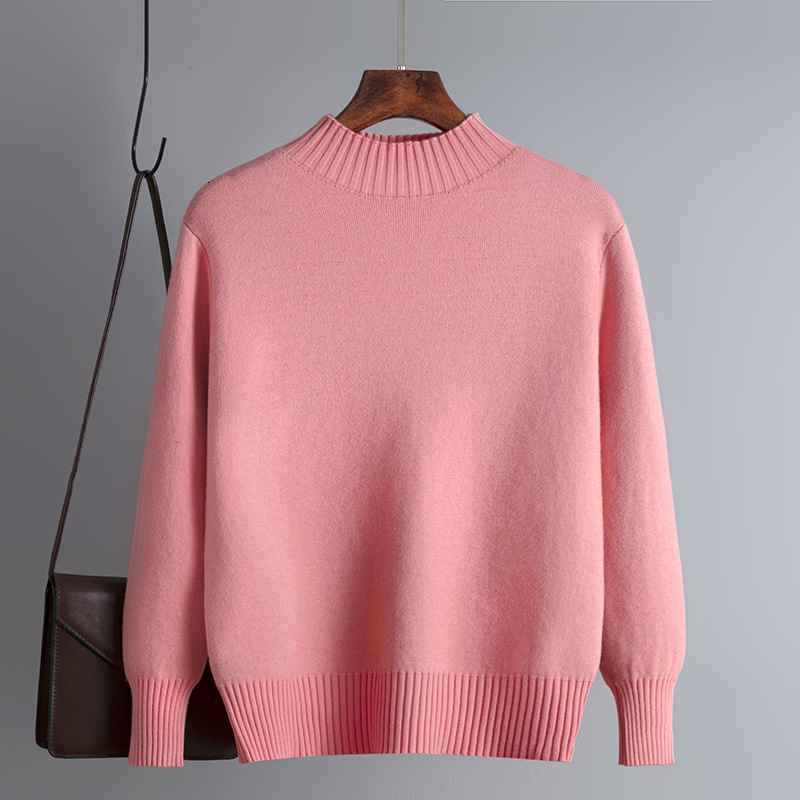 2021 New Thick Warm Velvet Women's Sweater Winter Turtleneck Pullovers Top Elegant Long Sleeve Knitted Female Jumper Zuf3, Pink
2021 New Thick Warm Velvet Women's Sweater Winter Turtleneck Pullovers Top Elegant Long Sleeve Knitted Female Jumper Zuf3, Pink