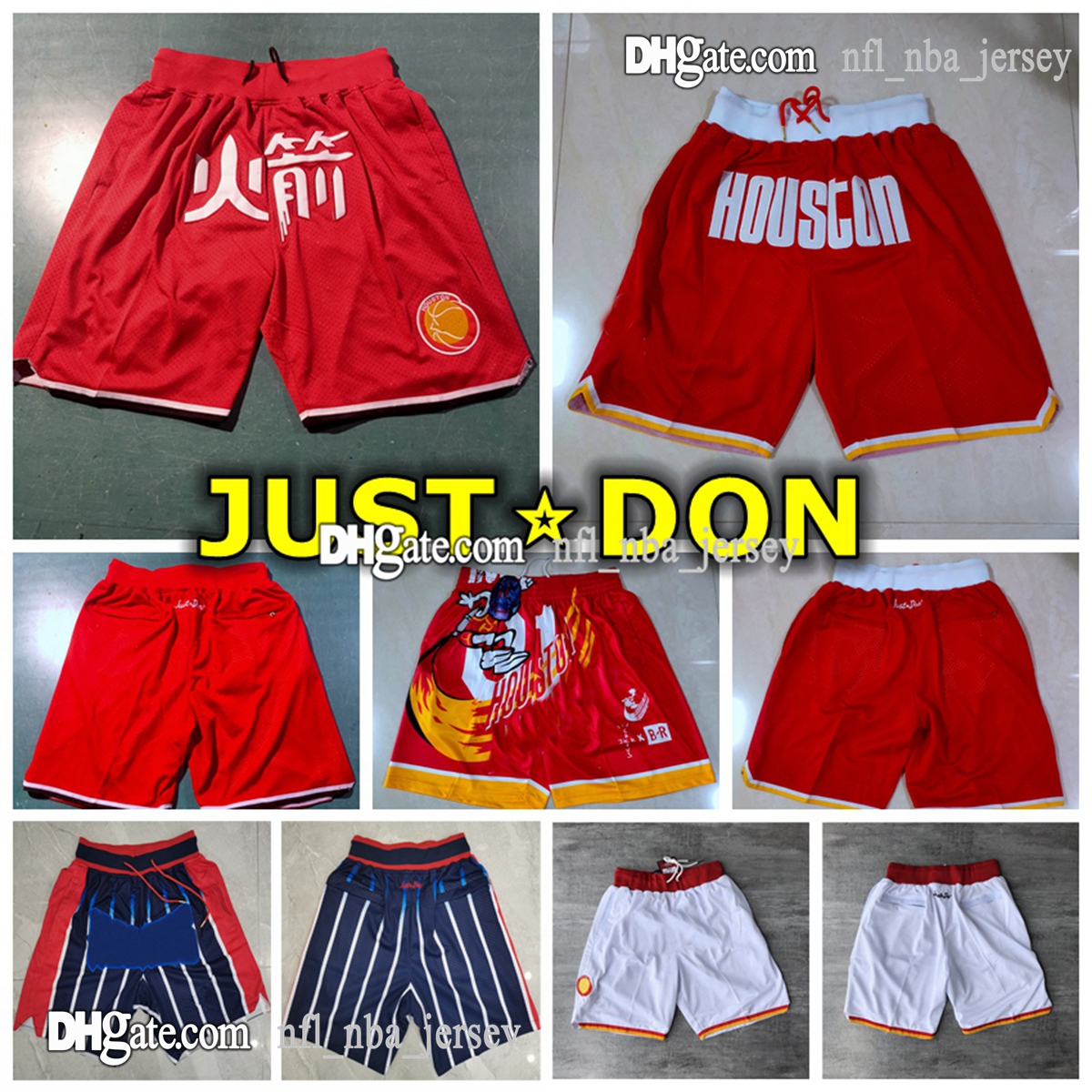Vintage Mens HoustonS Just Don Pocket Shorts Authentic Stitched Retro Classic Mesh James Harden Just Don Basketball Shorts with Logo Tags, Black
Vintage Mens HoustonS Just Don Pocket Shorts Authentic Stitched Retro Classic Mesh James Harden Just Don Basketball Shorts with Logo Tags, Black