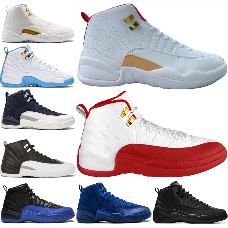 New 12s FIBA Men Basketball Shoes 12 Game Royal PRM Reverse Taxi Gym red Peach o-white black the master Sport Sneakers 40-47, White;red 
New 12s FIBA Men Basketball Shoes 12 Game Royal PRM Reverse Taxi Gym red Peach o-white black the master Sport Sneakers 40-47, White;red