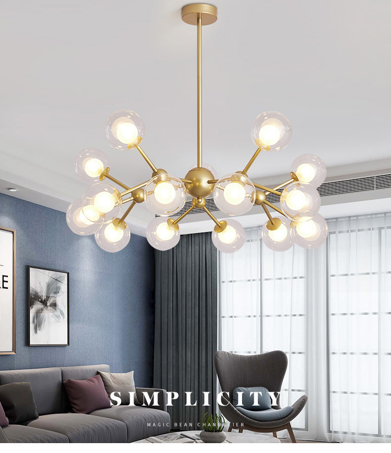 Magic Bean glass balls chandelier Molecule lamp Black Rose Gold Color Mid Century Home Decor Suspension pendant lamps Fixtures
Magic Bean glass balls chandelier Molecule lamp Black Rose Gold Color Mid Century Home Decor Suspension pendant lamps Fixtures