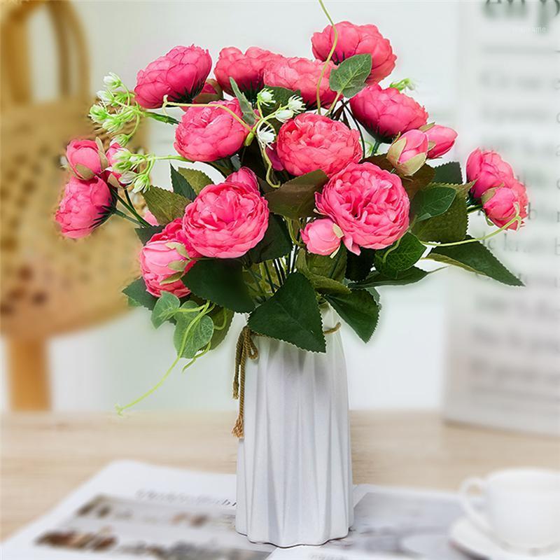 5 Heads Beautiful Rose Artificial Silk Flowers Large Retro Home Decor Fake White Faux Peony Flowers Vintage Wedding Decoration1, Fzh001red
5 Heads Beautiful Rose Artificial Silk Flowers Large Retro Home Decor Fake White Faux Peony Flowers Vintage Wedding Decoration1, Fzh001red