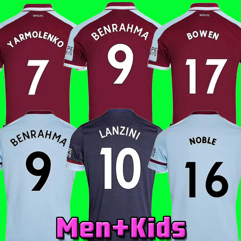 21 22 adult Mens + Kids Kit Soccer Jerseys 2021 2022 Home Away 3rd YARMOLENKO LANZINI NOBLE BOWEN ANTONIO Football Shirt FORNALS RICE P.Fornals BENRAHMA, Away kids
21 22 adult Mens + Kids Kit Soccer Jerseys 2021 2022 Home Away 3rd YARMOLENKO LANZINI NOBLE BOWEN ANTONIO Football Shirt FORNALS RICE P.Fornals BENRAHMA, Away kids