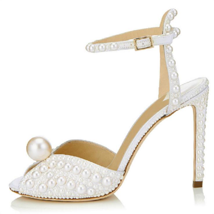 2020 Fairy Style Women Handmade Pearl Thin Heeled A- Line Wedding Shoes Woman Office Banquet Fish Mouth High Heels Sandals 41 41, White
2020 Fairy Style Women Handmade Pearl Thin Heeled A- Line Wedding Shoes Woman Office Banquet Fish Mouth High Heels Sandals 41 41, White