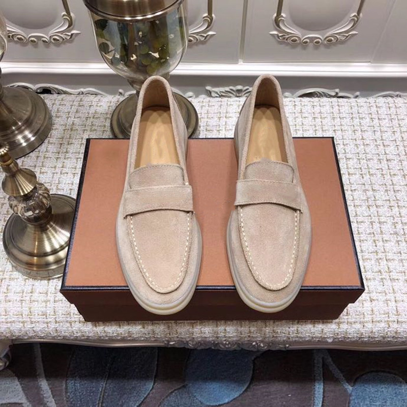 Plus Size 35-43 Women's Loafers Fashion Brand Shoes Genuine Suede Leather Flats Shoes For Woman Round Toe Shallow Women's Shoes Top Quality
Plus Size 35-43 Women's Loafers Fashion Brand Shoes Genuine Suede Leather Flats Shoes For Woman Round Toe Shallow Women's Shoes Top Quality