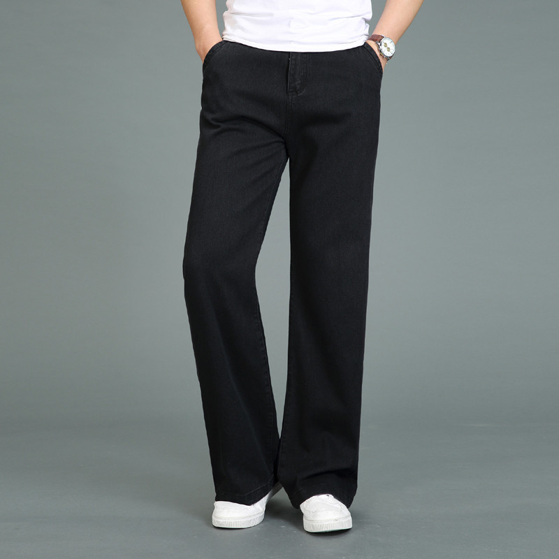 Spandex Men's 2020 Will See New Section Thin Micro-bell Classic Black Denim Pants Straight Biker Jeans Size 28-34 7080
Spandex Men's 2020 Will See New Section Thin Micro-bell Classic Black Denim Pants Straight Biker Jeans Size 28-34 7080