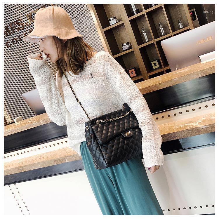 New Large Capacity Handbag Korean Fashion Lingge Bag Trend Versatile One Shoulder Messenger Bag Woman1, Black
New Large Capacity Handbag Korean Fashion Lingge Bag Trend Versatile One Shoulder Messenger Bag Woman1, Black