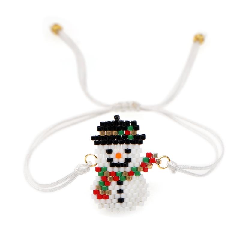 Charm Bracelets 2021 Christmas Bracelet For Kids Miyuki Bead Women Handmade Snowman Jewelry Friendship Gift Wholesale
Charm Bracelets 2021 Christmas Bracelet For Kids Miyuki Bead Women Handmade Snowman Jewelry Friendship Gift Wholesale