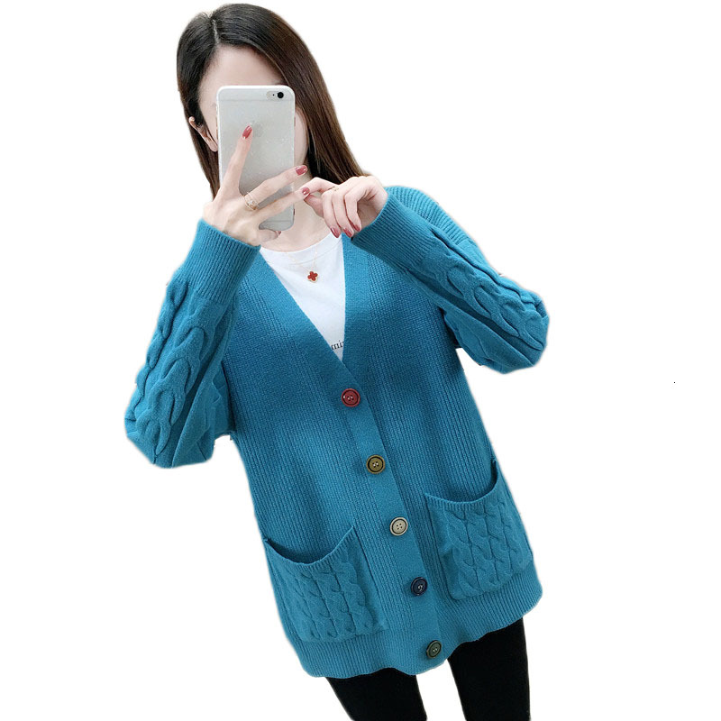 2021 Spring Autumn New Loose Solid Color Knitted Women Long Sleeve Single-breasted Sweater Cardigan Jacket Y427 Rhe3, Pink
2021 Spring Autumn New Loose Solid Color Knitted Women Long Sleeve Single-breasted Sweater Cardigan Jacket Y427 Rhe3, Pink