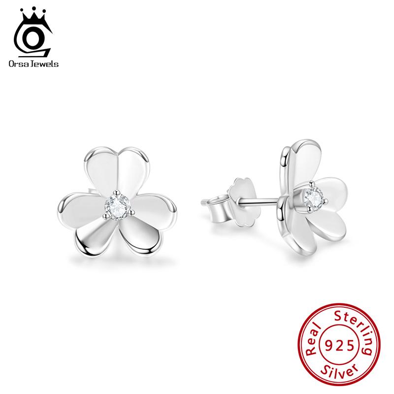 ORSA JEWELS 925 Sterling Silver Earrings Clover Shape CZ Rhodium Plated for Women/Girl 2021 Lucky Gift EQE28
ORSA JEWELS 925 Sterling Silver Earrings Clover Shape CZ Rhodium Plated for Women/Girl 2021 Lucky Gift EQE28