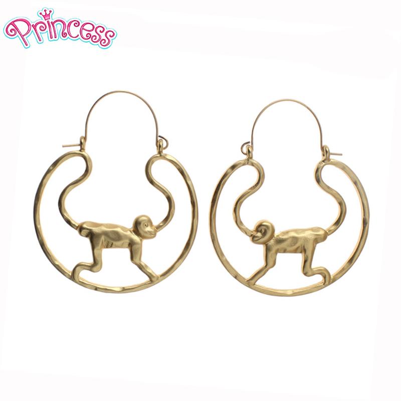 2021 Women's Fashion Gold Silver Symmetry Monkey 2.1"X1.7" Hoop Earrings Jewelry Gift For Girls Lady Wholesale ZE18
2021 Women's Fashion Gold Silver Symmetry Monkey 2.1"X1.7" Hoop Earrings Jewelry Gift For Girls Lady Wholesale ZE18