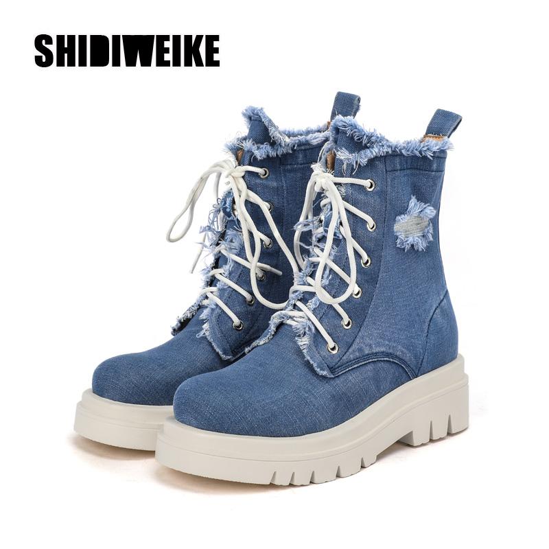 2021 Winter Casual Women Platform Denim Ankle Boots Thick Bottom Heels Lace Up Boots Ankle Party Shoes v936, Sky blue fur
2021 Winter Casual Women Platform Denim Ankle Boots Thick Bottom Heels Lace Up Boots Ankle Party Shoes v936, Sky blue fur