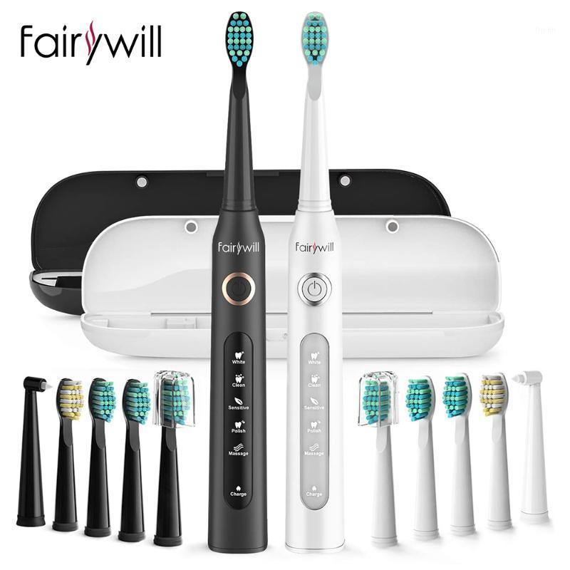 Fairywill Sonic Electric Toothbrush Rechargeable Smart Timer 5 Modes USB Charger Cleaning Brush Replacement 3 Brush Heads Adult1
Fairywill Sonic Electric Toothbrush Rechargeable Smart Timer 5 Modes USB Charger Cleaning Brush Replacement 3 Brush Heads Adult1