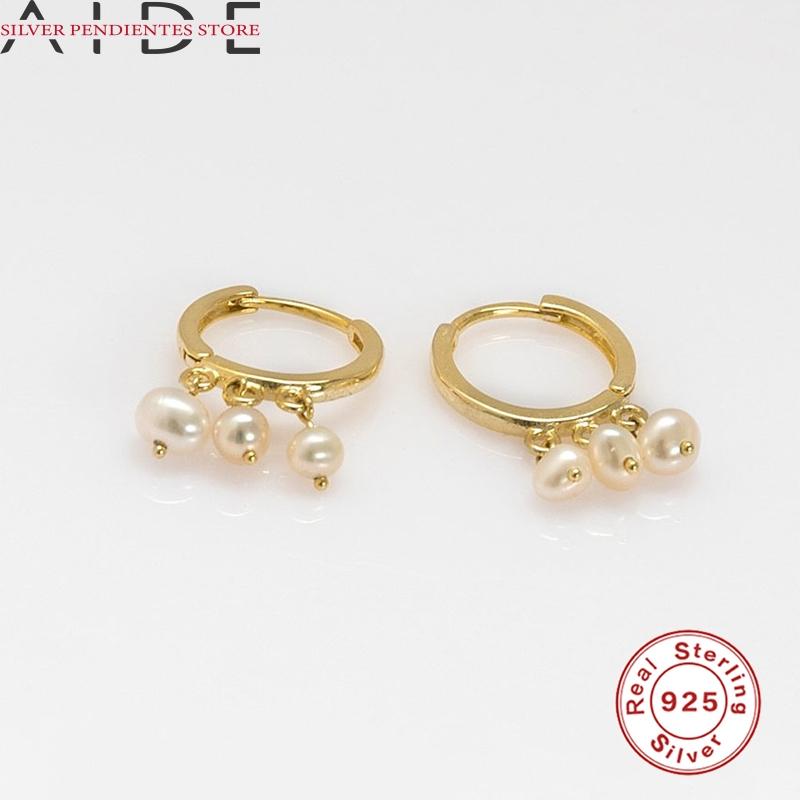 Hoop & Huggie AIDE All-Match Fashionable Pearl Pendant Earrings 925 Sterling Silver For Women 2021 Wedding Korean Aretes De Mujer
Hoop & Huggie AIDE All-Match Fashionable Pearl Pendant Earrings 925 Sterling Silver For Women 2021 Wedding Korean Aretes De Mujer