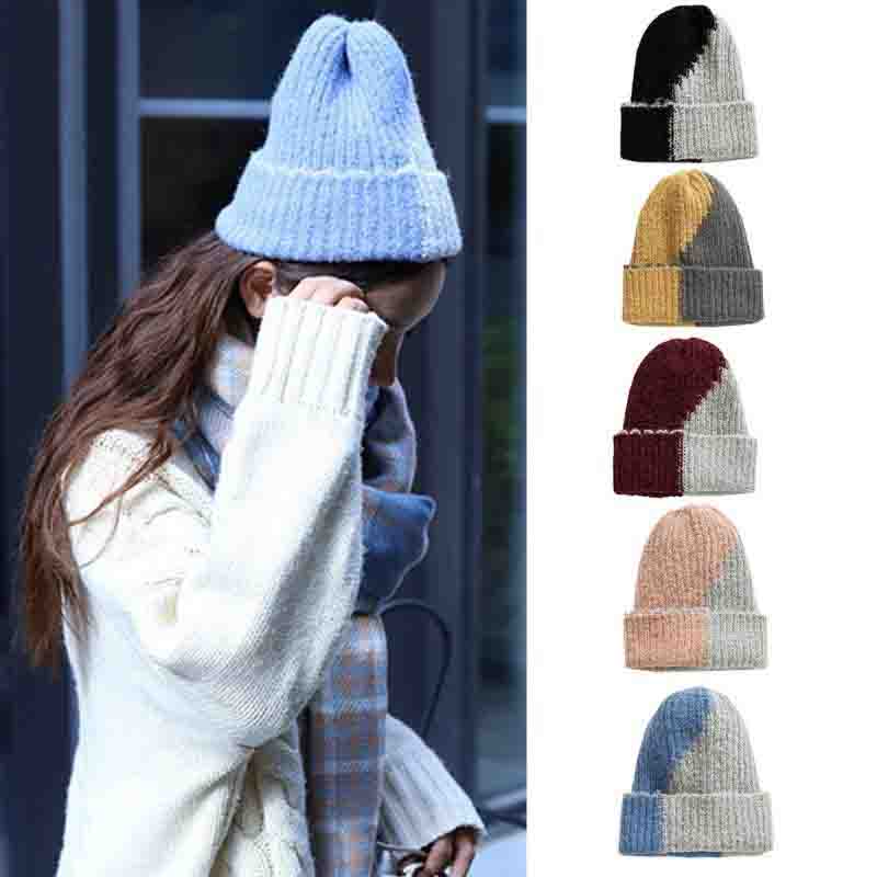 Men Women Winter Warm Ribbed Knitted Stretchy Beanie Hat Color Block Outdoor Sports Snow Ski Harajuku Cuffed Skull Cap, Mixed color
Men Women Winter Warm Ribbed Knitted Stretchy Beanie Hat Color Block Outdoor Sports Snow Ski Harajuku Cuffed Skull Cap, Mixed color
