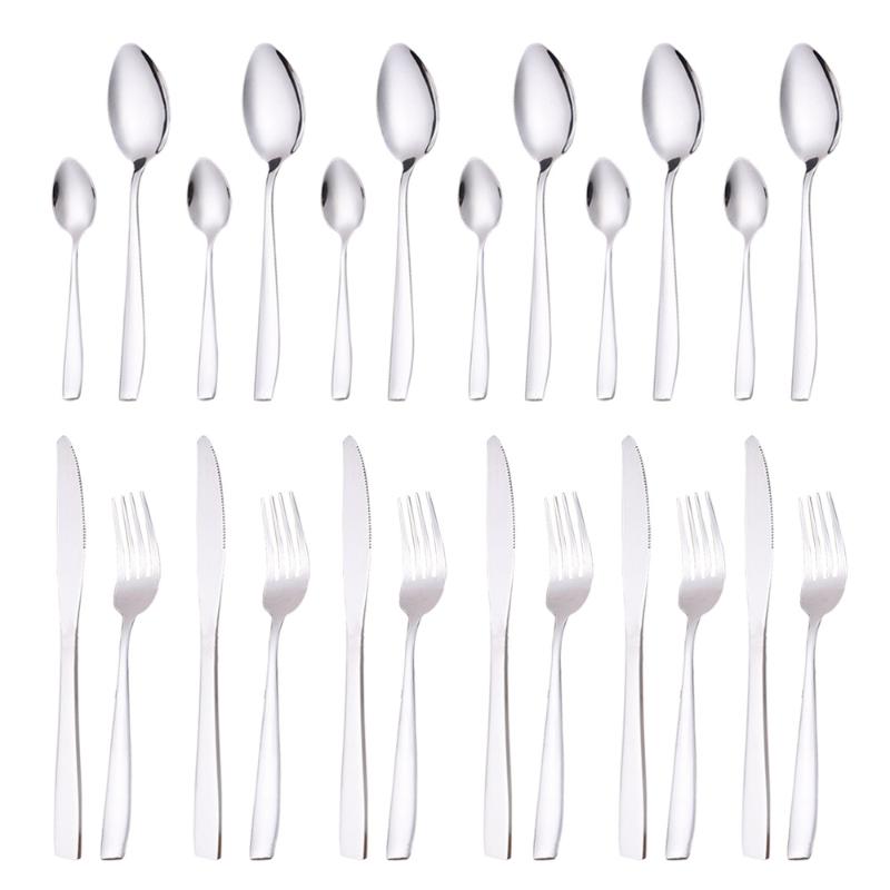 24pcs Cutlery Set Assorted Utensil Dinnerware Tableware for Restaurant Dinning Hall
24pcs Cutlery Set Assorted Utensil Dinnerware Tableware for Restaurant Dinning Hall