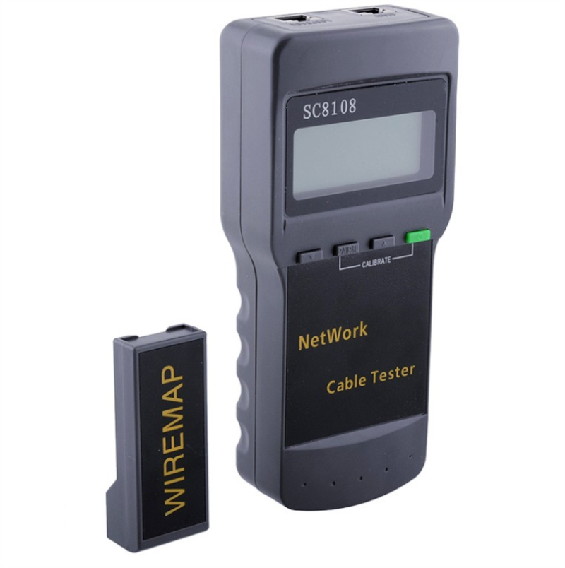 Hot Portable SC8108 LCD Wireless Network Tester Meter&LAN Phone Cable Tester & Meter With LCD Display RJ45
Hot Portable SC8108 LCD Wireless Network Tester Meter&LAN Phone Cable Tester & Meter With LCD Display RJ45