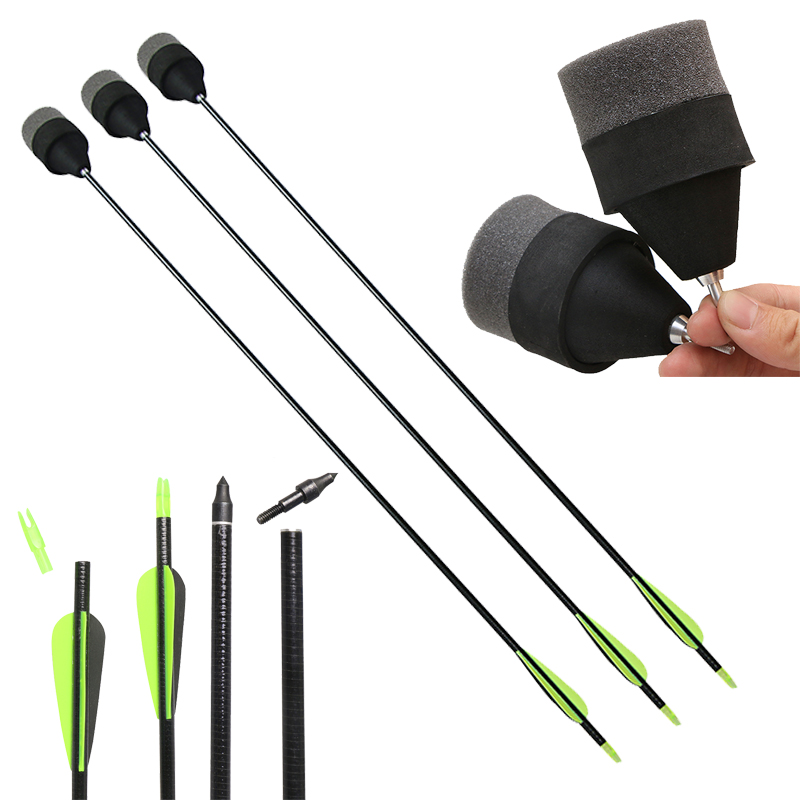 6 PCS Sponge Safety Arrows ID 6.2 mm 6 PCS fiberglass shaft Arrowheads Broad Head Tag CS Game Shooting Hunting Archery Arrow
6 PCS Sponge Safety Arrows ID 6.2 mm 6 PCS fiberglass shaft Arrowheads Broad Head Tag CS Game Shooting Hunting Archery Arrow