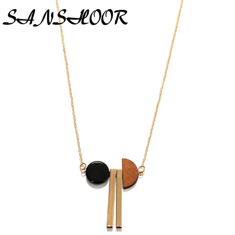 Christmas Gift Free Shipping Fashionable Woman New Jewelry Minimalist Lady Necklace Geometric Round Wood Combination Pendant
Christmas Gift Free Shipping Fashionable Woman New Jewelry Minimalist Lady Necklace Geometric Round Wood Combination Pendant