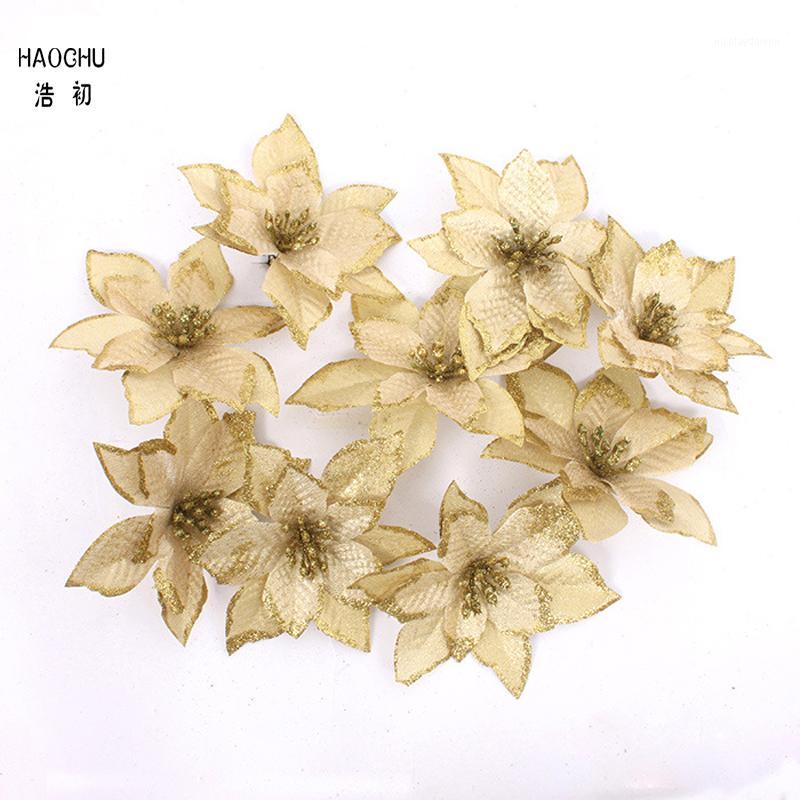 HAOCHU 8PCS/Lot 13cm Santa Artificial Christmas Flowers Ornaments For Home Enfeites De Natal Navidad Christmas Tree Decorations1
HAOCHU 8PCS/Lot 13cm Santa Artificial Christmas Flowers Ornaments For Home Enfeites De Natal Navidad Christmas Tree Decorations1