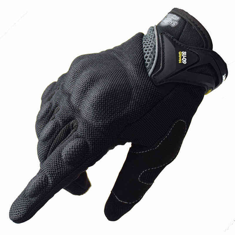 SUOMY Summer Touch Screen Motorcycle Riding Glove Full Finger Mesh Breathable Motocross Luvas Moto MTB Dirt Bike s 220111