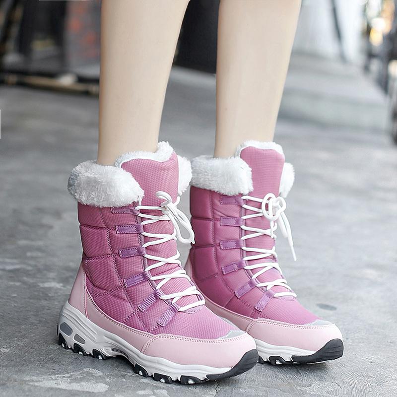 Snow Boots Women Mid-Calf Winter Boots Plus Velvet Warm Cotton Waterproof Short Outdoor Non-slip Walking Shoes, Beige
Snow Boots Women Mid-Calf Winter Boots Plus Velvet Warm Cotton Waterproof Short Outdoor Non-slip Walking Shoes, Beige