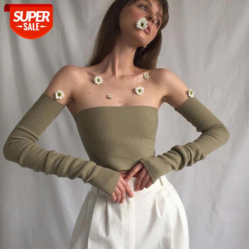 Sexy Off Shoulder Autumn Winter Knitting T Shirt Strapless Hollow Out Slim Backless Oversleeve Solid Pullover Tops Nightclub #6k63, White
Sexy Off Shoulder Autumn Winter Knitting T Shirt Strapless Hollow Out Slim Backless Oversleeve Solid Pullover Tops Nightclub #6k63, White