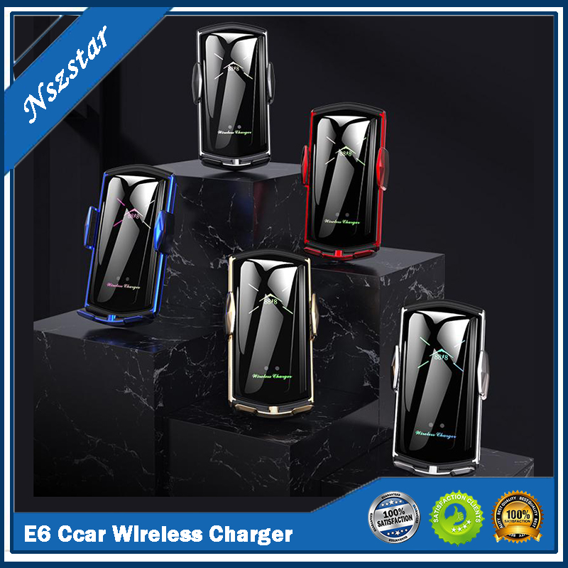 E6 Car Wireless Charger With 3 IN 1 Magnetic Suction Head Smart Sensor Car Phone Holder Air Vent Mount Car Bracket Phone Stand Fatory Sale1
E6 Car Wireless Charger With 3 IN 1 Magnetic Suction Head Smart Sensor Car Phone Holder Air Vent Mount Car Bracket Phone Stand Fatory Sale1