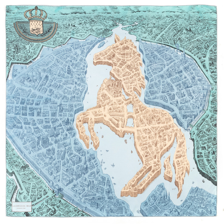 Manual Hand Rolled Twill Silk Scarf Women Horse Map Square Scarves Echarpes Foulards Femme Wrap Lady Bandana Hijab 90CM*90Cm