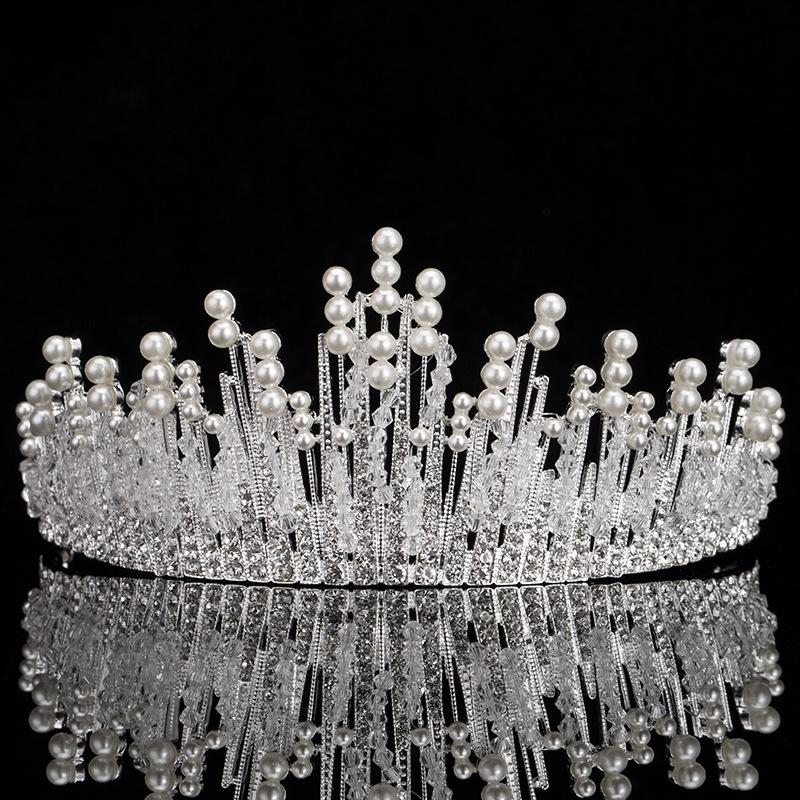 7*27cm Baroque Vintage Wedding Hair Accessories Bridal Tiara for Women Crystal Multilayers Pearl Crown Noiva Diadem Hair Jewelry
7*27cm Baroque Vintage Wedding Hair Accessories Bridal Tiara for Women Crystal Multilayers Pearl Crown Noiva Diadem Hair Jewelry