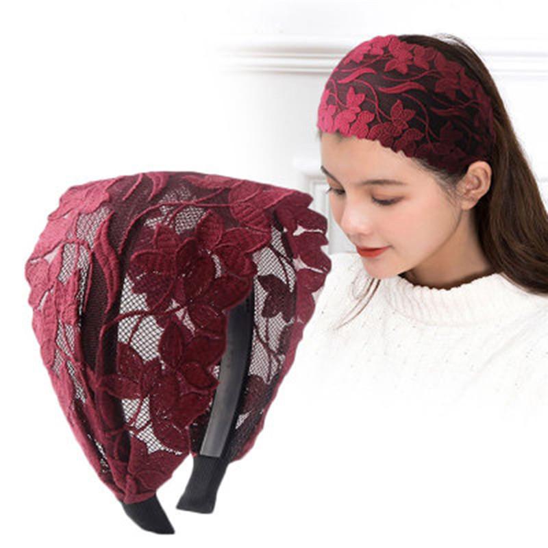 Fashion Women flowers Headband High Quality Lace Wide-brimmed Headband Girls classical Hair Hoop Hair Accessories
Fashion Women flowers Headband High Quality Lace Wide-brimmed Headband Girls classical Hair Hoop Hair Accessories