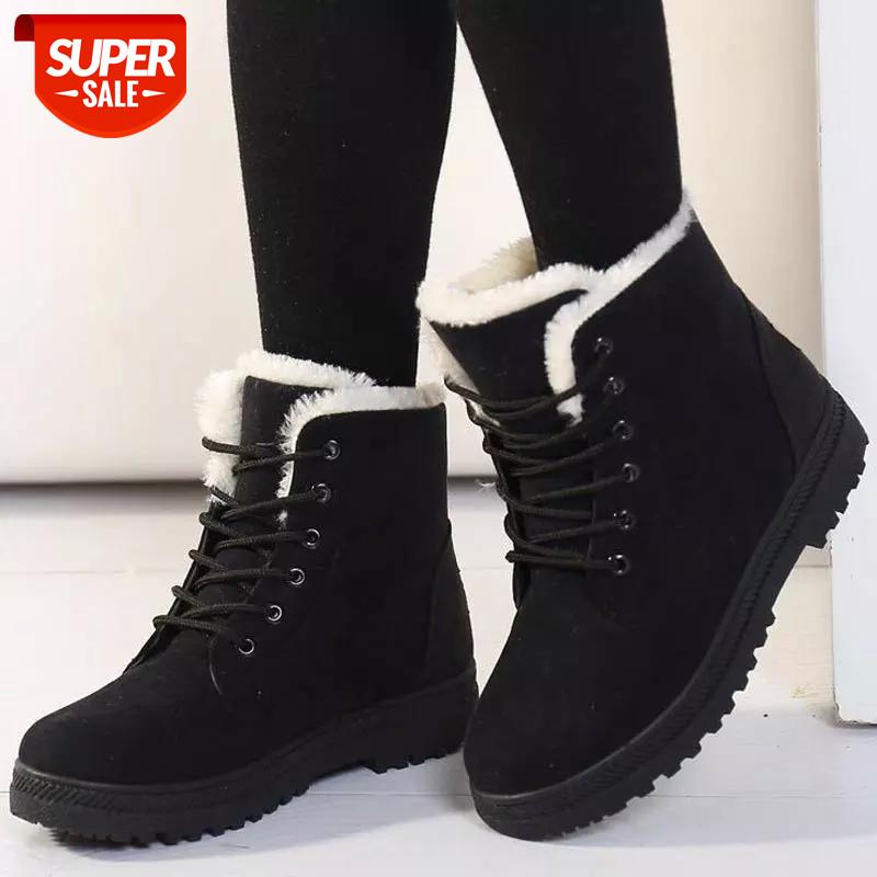 Lace-up solid shoes woman snow boots 2020 fashion warm plush winter ankle boots women shoes lace-up round toe women #yj5R, Black
Lace-up solid shoes woman snow boots 2020 fashion warm plush winter ankle boots women shoes lace-up round toe women #yj5R, Black